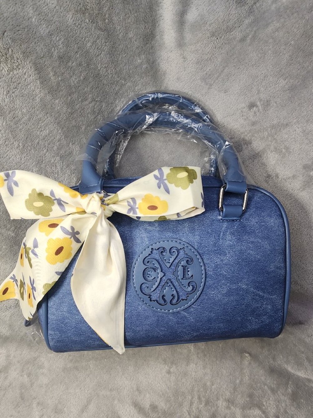 *NWT* Women's CXL Christian Lacroix Denim Color handbag satchel - Picture 1 of 16